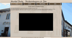 Desktop Screenshot of gasthof-fuchs.de